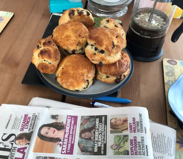 Chocolate chip scones